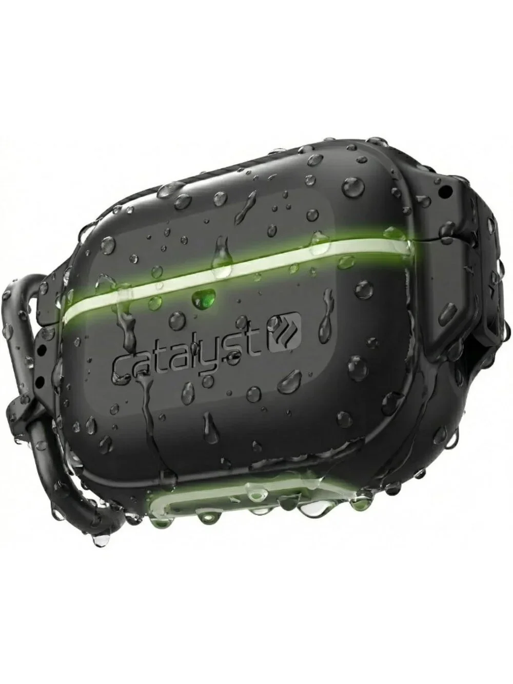 Waterproof AirPods Pro Case with Secure Latch & Carabiner, Military-Grade